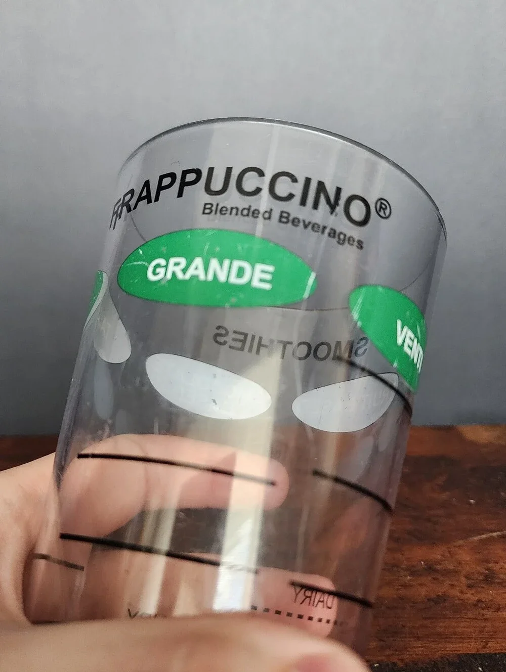 Starbucks Frappuccino Beverage Recipe Cup Store Use Only Collectible Exclusive